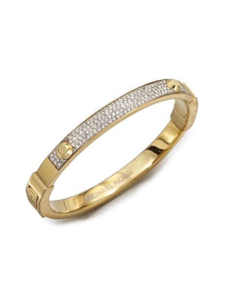 michael kors modern brilliance fold over bangle bracelet|michael kors bracelet outlet.